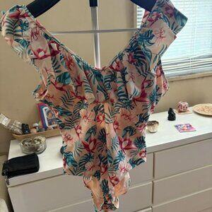 Cabana Del Sol Paradise Found Floral One Piece